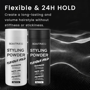 แป้งเพิ่มวอลลุ่ม<span class=keywords><strong>ผม</strong></span>แบบฉลากส่วนตัว แป้งจัดแต่งทรง<span class=keywords><strong>ผม</strong></span>แบบยกโคนทันที ให้ลุคธรรมชาติ เนื้อแมทท์ สำหรับจัดแต่งทรง<span class=keywords><strong>ผม</strong></span> - Product Image 2