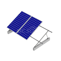 Support de montage de panneaux solaires pour toit plat, design triangulaire pour une installation facile, système de montage solaire