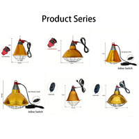 Abat-jour de lampe de chauffage pour l'élevage, abat-jour spécial pour la couvaison des poussins, abat-jour de lampe de conservation de la chaleur pour l'élevage de porcs