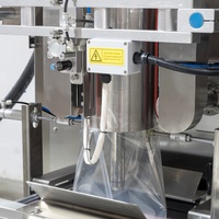 Hoogprecisie pneumatische pompvulmachine voor dranken, vruchtensap, kokosmelk, olijfolie, zakvorming, sealen en verpakkingsmachine