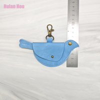 RR BSCI Charmes de sac en forme d'oiseau mignons en cuir PU, 8 couleurs, pendentif pour sac à main Mockingbird, pendentif multifonctionnel adorable pour porte-monnaie