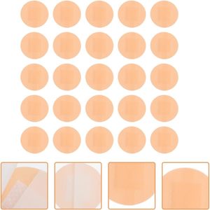 Apósito redondo pequeño de plástico PE impermeable para heridas menores, imperfecciones, acné, vacunas y otros tratamientos de heridas con adhesivo. - Product Image 5