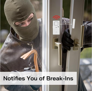 Alarme de sécurité personnelle pour fenêtres et portes <span class=keywords><strong>AGSHOME</strong></span>, lot de 4, garantie 1 an, protection DIY, alerte anti-intrusion sans fil, sonnette/alarme facile à installer - Product Image 6