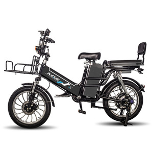 Bicicleta Eléctrica Ridstar Profesional de 48V 12Ah 50Ah de Largo Alcance para Entrega de Carga <span class=keywords><strong>con</strong></span> Batería Doble y <span class=keywords><strong>Sidecar</strong></span> Desmontable - Product Image 3