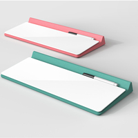 Tapis de table blanc réutilisable en verre, effaceur à sec, pour bureau et maison et école