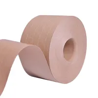 Custom Printed Tape And Paper Tape Starch Glue Degradable Colour Printing Custom Printed Biodegradable Water Activated Kraft Paper Tape