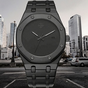 Orologio <span class=keywords><strong>da</strong></span> <span class=keywords><strong>Polso</strong></span> di Lusso <span class=keywords><strong>da</strong></span> Uomo Marchio di Punta con Logo Personalizzato Stile Business Movimento <span class=keywords><strong>al</strong></span> <span class=keywords><strong>Quarzo</strong></span> Giapponese Quadrante 42mm in Acciaio Inossidabile - Product Image 5