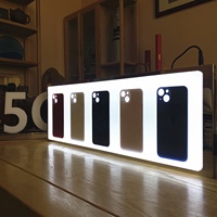 OEM ODM Custom ized LED beleuchtete Acryl Handy hülle Display Stand halter Handy hülle Display Rack