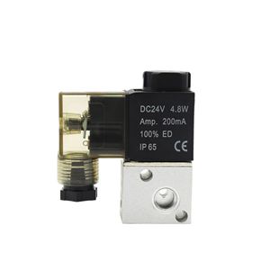 Вакуумный электромагнитный регулирующий клапан прямого действия с воздушным управлением 3V1-06 отрицательное давление 220 В катушка 24 В двухпозиционный двухсторонний - Product Image 3