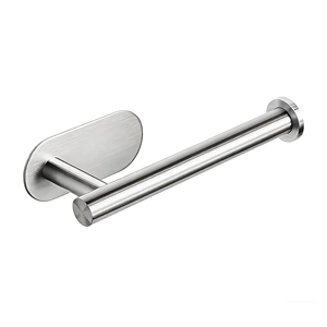 <span class=keywords><strong>Portarotolo</strong></span> <span class=keywords><strong>da</strong></span> <span class=keywords><strong>cucina</strong></span> in alluminio senza foratura, montaggio a parete, con hardware di fissaggio a scomparsa per hotel e docce - Product Image 4