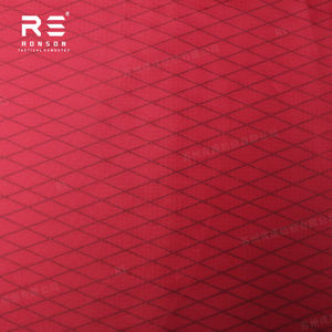 قماش نايلون أحمر V21 مرقق 210d-Rip-Stop مقاوم للماء المسيل للدموع متين منسوج تقنية حقيبة أمتعة خارجية - Product Image 6