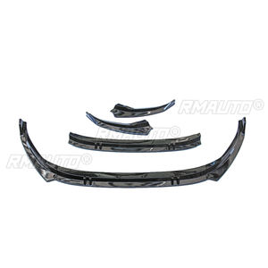 Pour Audi S3 / A3 S-Line 8Y Sportback 2021 2022 2023 : Lame de pare-chocs avant, séparateur, jupes latérales, kit carrosserie, déflecteur, protection - Product Image 2