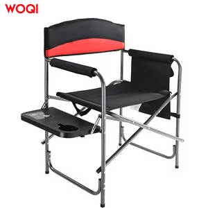 เก้าอี้สนามพับได้ Woqi โครงอะลูมิเนียม พกพาสะดวก พร้อมถาดวางของ สำหรับตั้งแคมป์และปิกนิก - Product Image 1