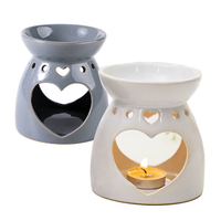 Gros Bougie Cire Fondre Réchauffeur Brûleurs Blanc Porcelaine Huile Essentielle Brûleur En Céramique Pour Noël