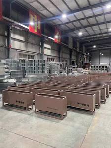 Commercial carré <span class=keywords><strong>immobilier</strong></span> vente bureau jardin lit de fleurs extérieur rectangulaire cloison fer Art Floral Design pour pavillon - Product Image 3