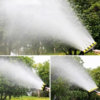 Arroseur à buses multiples réglables en plastique efficace, outil d'irrigation anti-colmatage pour l'arrosage des pelouses, des jardins, des fermes et le lavage de voitures