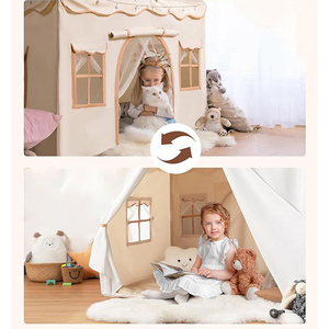 Nueva tienda <span class=keywords><strong>de</strong></span> campaña para <span class=keywords><strong>casa</strong></span> pequeña <span class=keywords><strong>de</strong></span> cuatro ventanas para niños y <span class=keywords><strong>niñas</strong></span>, tienda <span class=keywords><strong>de</strong></span> campaña <span class=keywords><strong>de</strong></span> juguete, <span class=keywords><strong>casa</strong></span> <span class=keywords><strong>de</strong></span> juegos para interiores, Decoración <span class=keywords><strong>de</strong></span> <span class=keywords><strong>casa</strong></span> <span class=keywords><strong>de</strong></span> princesa para bebés - Product Image 4