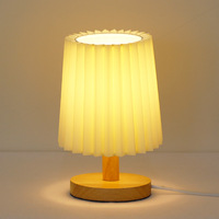 Abat-jour en tissu plissé conique moderne Liteng, cadre métallique, finition PVC couleur personnalisée, garantie 1 an, E27/E14, lampes de table et de sol