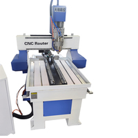 Routeur CNC 4 axes avec commande PLC et moteur de broche de 3,2 kW, gravure plate et rotative en une seule machine, précision de positionnement de 0,01 mm