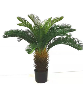 Nuovo Design all'Ingrosso: Grande Albero Artificiale in Vaso, Palma Cycas Revoluta in Plastica con Semi - Product Image 3