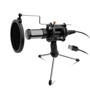 Studio D'enregistrement professionnel USB Micro À Condensateur avec trépied pour Téléphone PC Skype En Ligne Jeu Vloguer - Product Image 6