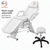 Table de massage en métal réglable pour salon commercial et spa |   Utilisation en salle de sport |   Lit de spa pour les cils du visage |   Économique et peu encombrant
