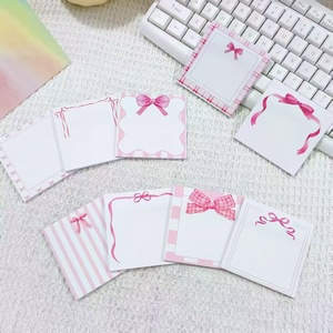 Blocco <span class=keywords><strong>Note</strong></span> Adesivo Creativo Rosa, Adesivi Memo Carini, Promemoria per Studenti, Strappabili e Appiccicosi - Product Image 1