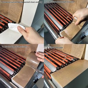 Cinta autoadhesiva de PTFE de un solo lado de alta calidad, tela resistente al calor, Material de enmascaramiento, corte acrílico sensible a la presión - Product Image 2