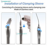 Kit d'extraction de fiches dentaires NiTi Harbor Dent, système de récupération de fiches endodontiques pour canaux radiculaires, ensemble d'instruments de retrait certifiés CE