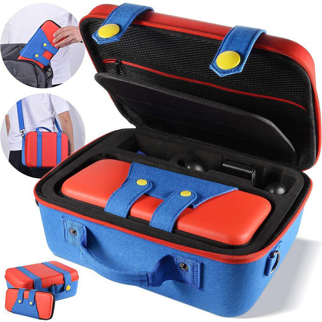 2 in 1 EVA for Nintendo Switch Storage Bag Waterproof Case Handbag for Nintendo Switch Console Protective Cover
