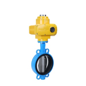 Venta de Liquidación COVNA B2B HK-EX-D Válvula de Mariposa Eléctrica Antideflagrante de Hierro Fundido Tipo Wafer - Product Image 1