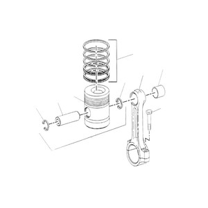 Segments de piston pour moteur de chariot élévateur Daewoo Doosan D50 D60 D70, pièces de rechange diesel neuves - Product Image 2