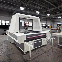 Nueva máquina de corte láser digital automática de CO2 para patrones de ropa deportiva, peluches, plástico y caucho
