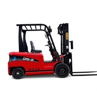 Chariot élévateur électrique à faible entretien de 2 tonnes, moteur 60V 5000W, mât de 3m pour la manutention de tuyaux en acier