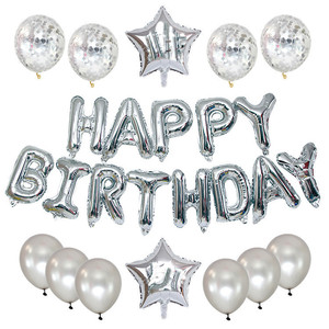 Set di Palloncini in Alluminio per Compleanno, Set di Palloncini con Lettere e Numeri, Decorazione per Sfondo Festa di Compleanno - Product Image 2