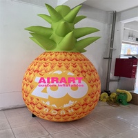 Modèle de fruit gonflable d'ananas gonflable de haute qualité pour la décoration