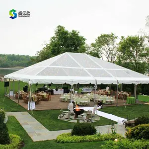 خيام الزفاف الحديثة ذات السقف الشفاف بمقاس 30×50 ذات الإطار الأسود الشفاف مناسبة لحفلات الزفاف خيمة زجاجية مناسبة للحفلات التجارية