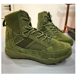 TSB4 Customized breathable Olive Green OD Drab Middle Cut Training Sports Sneakers Men Camping Shoes - Product Image 4