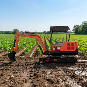 Mini-excavatrice hydraulique de 3 tonnes pour travaux d'excavation de fondations, de drainage et d'étanchéité de gaines de passage, couleur personnalisée, service OEM ODM - Product Image 1