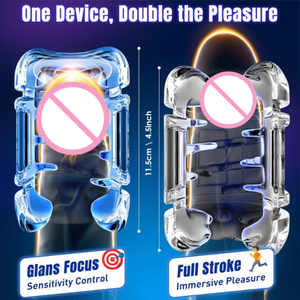 Masturbateurs masculins, jouet sexuel pour hommes avec support de <span class=keywords><strong>téléphone</strong></span> et poignée pliable, 9 vitesses de poussée, chatte de poche, pénis, machine sexuelle à course complète - Product Image 6