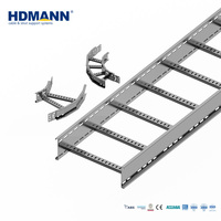 Système d'échelle de câbles Hdmann certifié DNV BV en acier inoxydable 316L, traité par trempage et passivation, pour station de production d'énergie hydroélectrique