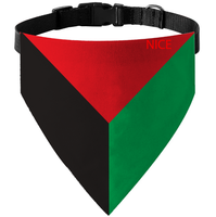 Bandana-collier imprimé drapeau national de la Martinique, en polyester, pour la promenade en extérieur et la photographie thématique des animaux de compagnie