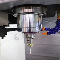 Machine de fraisage CNC verticale à 5 axes VMC1160, broche BT40, commande GSK, équipement de travail des métaux lourd, moteur Matsumoto 11kw