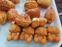 Machine à gâteaux coréens Manju, machine automatique à gâteaux Manju à la crème anglaise, à la pêche, à l'ours, au maïs, aux noix, machine à gâteaux Delimanjoo
