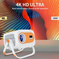 Projecteur portable mini JY325 pour extérieur, Android 13, 2+16 Go, 260 lumens, correction automatique de la distorsion trapézoïdale, WIFI, home cinéma