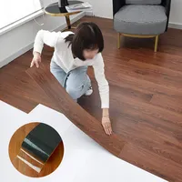 קליפת מקל אריחי רצפת קרש משטח קשה קל קרקע עצמי דבק PVC ויניל עץ פלסטיק ריצוף
