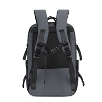 Sac à dos pour ordinateur portable pour les trajets quotidiens, sac à dos multifonctionnel extensible, sac de voyage imperméable et durable pour hommes, logo personnalisé