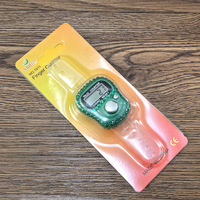 Compteur de Tasbih numérique de luxe en strass pour la prière musulmane, en forme d'anneau, en gros