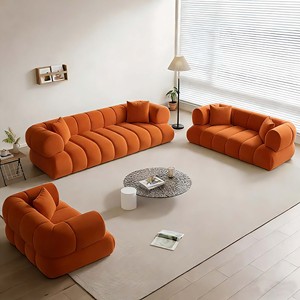 PZCN HOME <span class=keywords><strong>Divani</strong></span> per Soggiorno in Velluto, <span class=keywords><strong>Divani</strong></span> Moderni <span class=keywords><strong>di</strong></span> Lusso Italiani Modulari a Forma <span class=keywords><strong>di</strong></span> L - Product Image 5