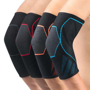 Mangas de compresión para codo de alta elasticidad, cómodas, de tejido 3D, con seguridad antideslizante. - Product Image 1